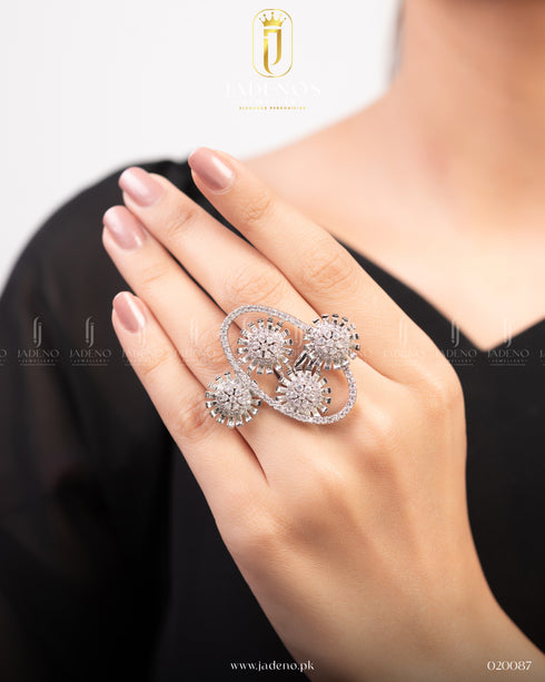 The Flora Glow Adjustable Ring